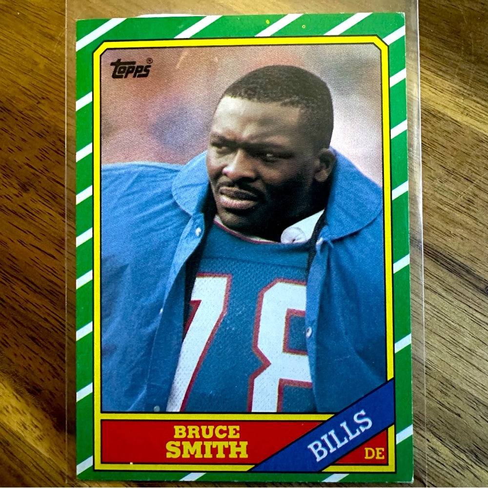 1986 Topps Bruce Smith Rookie #389 Near Mint